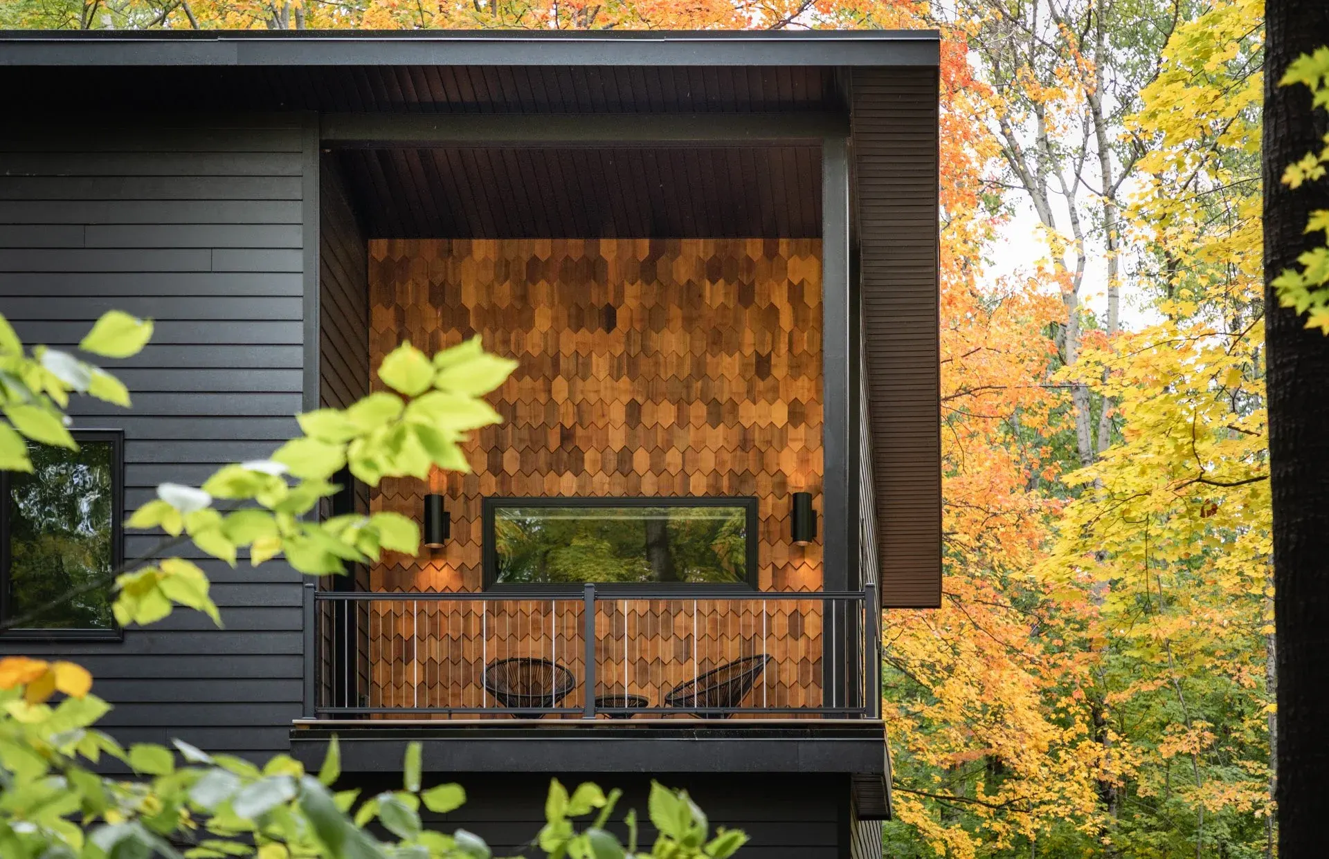 Fall colors at The Holiday House