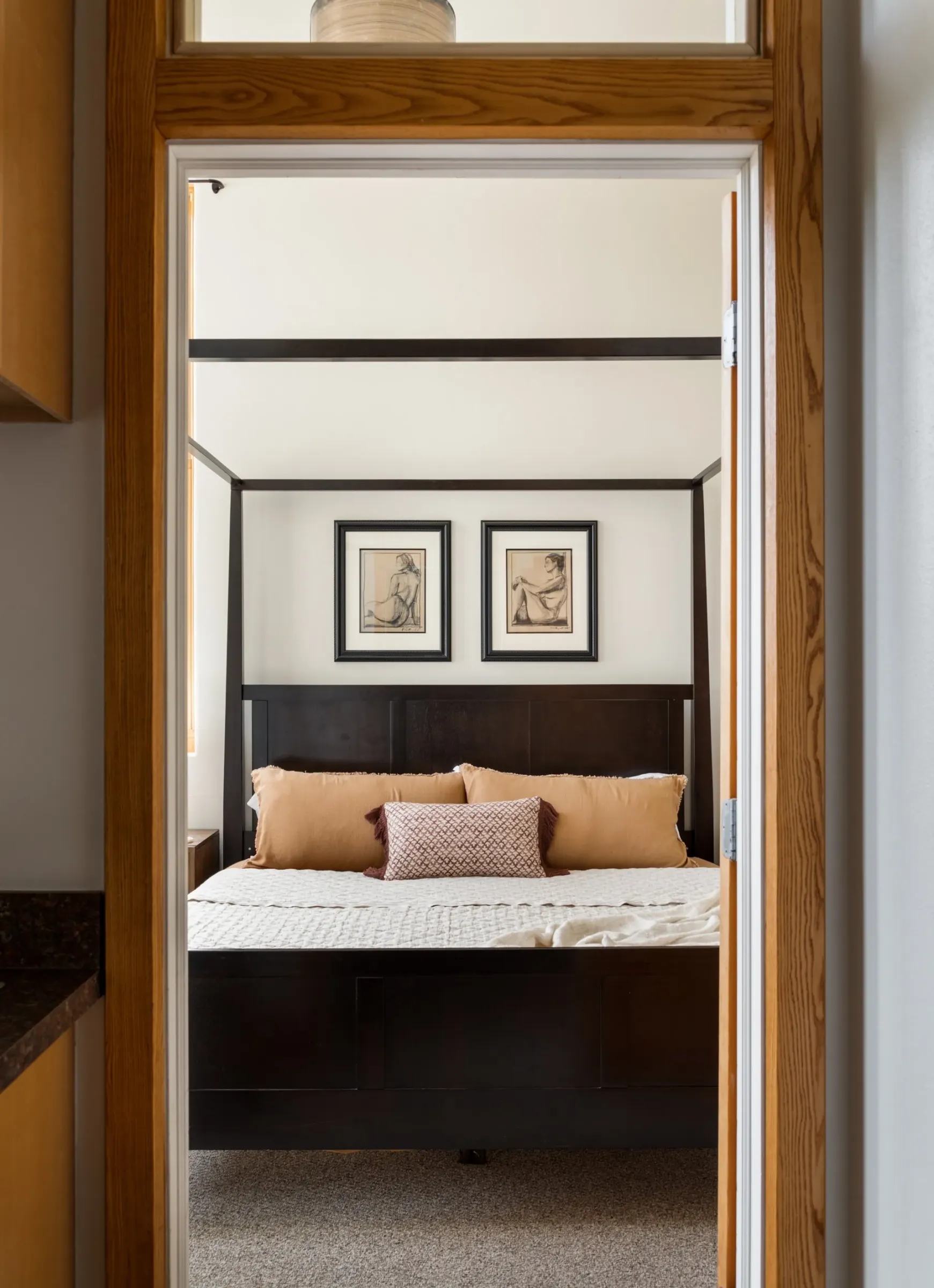 Sunlit open-concept layout of this premium vacation rental in Village at Grand Traverse Commons, Traverse City