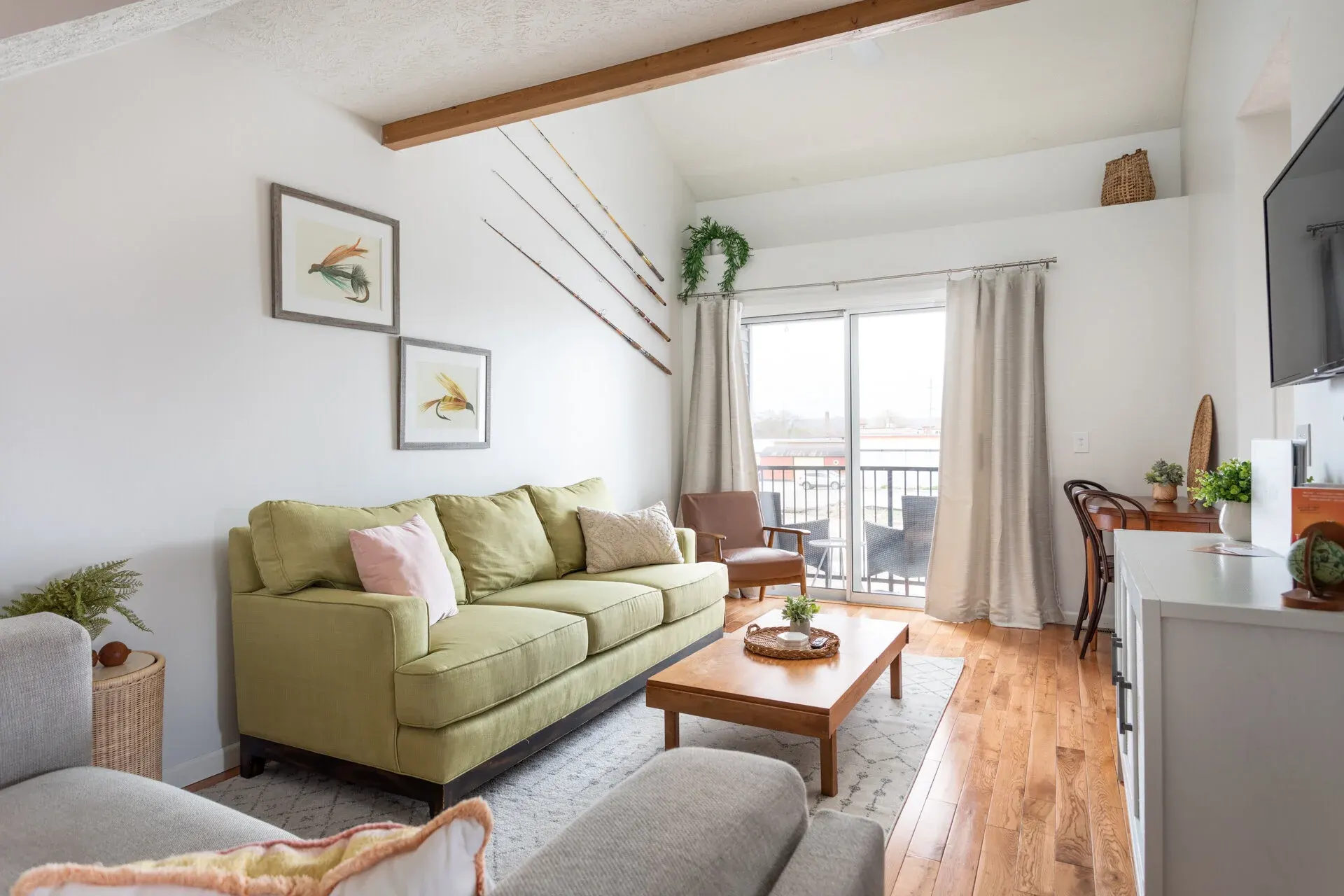Direct access to the scenic TART Trail right outside the door of Trailside Townhouse